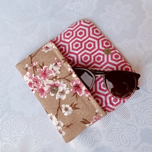 Vászon szemüvegtok mintás  - táska & tok - pénztárca & más tok - szemüvegtok - Meska.hu