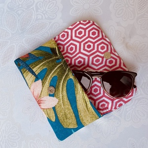 Vászon szemüvegtok mintás  - táska & tok - pénztárca & más tok - szemüvegtok - Meska.hu