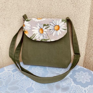 Mintás női oldaltáska, Táska & Tok, Kézitáska & válltáska, Vállon átvethető táska, Varrás, MESKA