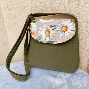 Mintás női oldaltáska - táska & tok - kézitáska & válltáska - vállon átvethető táska - Meska.hu