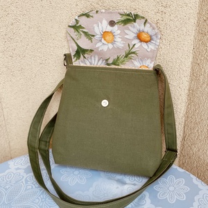Mintás női oldaltáska - táska & tok - kézitáska & válltáska - vállon átvethető táska - Meska.hu