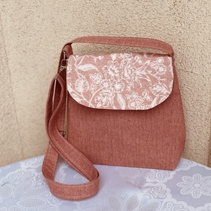 Mintás női oldaltáska, Táska & Tok, Kézitáska & válltáska, Vállon átvethető táska, Varrás, MESKA