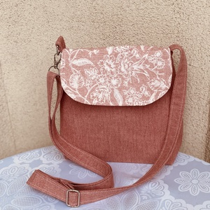 Mintás női oldaltáska - táska & tok - kézitáska & válltáska - vállon átvethető táska - Meska.hu