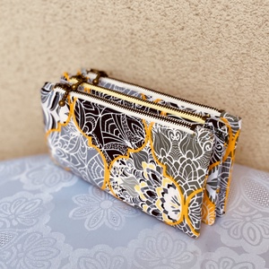 3 részes mintás neszesszer, pénztárca - táska & tok - neszesszer - Meska.hu