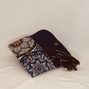 Vászon szemüvegtok mintás  - táska & tok - pénztárca & más tok - szemüvegtok - Meska.hu