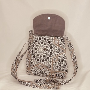 Mintás női oldaltáska - táska & tok - kézitáska & válltáska - vállon átvethető táska - Meska.hu