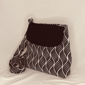 Mintás női oldaltáska, Táska & Tok, Kézitáska & válltáska, Vállon átvethető táska, Varrás, MESKA