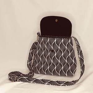 Mintás női oldaltáska - táska & tok - kézitáska & válltáska - vállon átvethető táska - Meska.hu