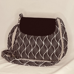 Mintás női oldaltáska - táska & tok - kézitáska & válltáska - vállon átvethető táska - Meska.hu