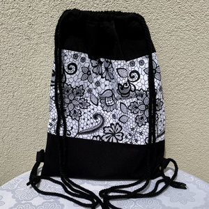 Mintás hátizsák/gymbag - táska & tok - hátizsák - tornazsák, gymbag - Meska.hu