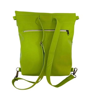 SuziartBag Zöld tavirózsás 3in1 hátizsák - táska & tok - kézitáska & válltáska - válltáska - Meska.hu