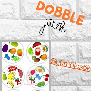 Dobble 3. - gyümölcsök - Meska.hu