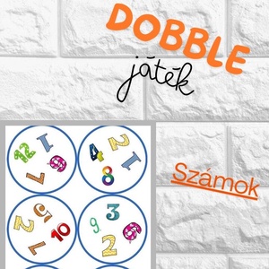 Dobble 4. - számok - Meska.hu Dobble 4. - számok - Meska.hu