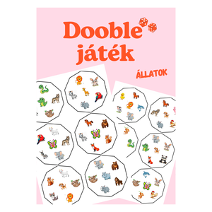 Dooble játék - állatok, Játék & Sport, Készségfejlesztő és Logikai játék, Logikai játékok, Mindenmás, MESKA
