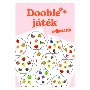 Dooble játék - gyümölcsök, Játék & Sport, Készségfejlesztő és Logikai játék, Logikai játékok, Mindenmás, MESKA
