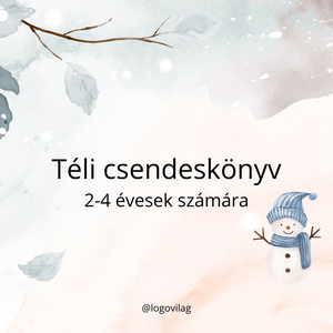Téli csendeskönyv  - Meska.hu