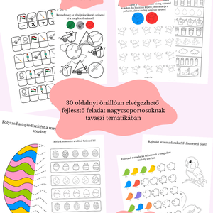 Tavaszi küldetések - játék & sport - készségfejlesztő és logikai játék - oktató játékok - Meska.hu