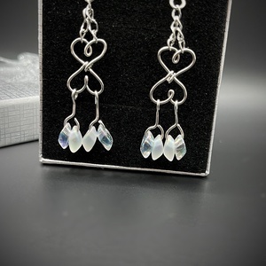 Miyuki gyöngy fülbevaló  - ékszer - fülbevaló - lógó fülbevaló - Meska.hu