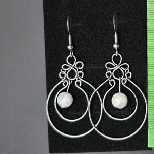 Fülbevaló  - ékszer - fülbevaló - lógó fülbevaló - Meska.hu