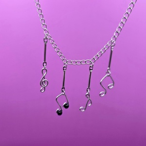 Hangjegy nyaklánc , Ékszer, Nyaklánc, Medálos nyaklánc, , MESKA