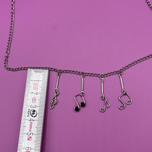 Hangjegy nyaklánc  - ékszer - nyaklánc - medálos nyaklánc - Meska.hu