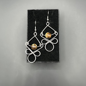 Opál fülbevaló , Ékszer, Fülbevaló, Lógó fülbevaló, , MESKA