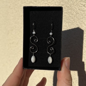 /Gyöngyház fülbevaló , Ékszer, Fülbevaló, Lógó fülbevaló, , MESKA