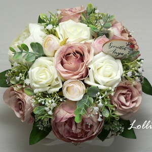 VintagePeonies selyemvirágdoboz virágdoboz virágbox - otthon & életmód - dekoráció - Meska.hu