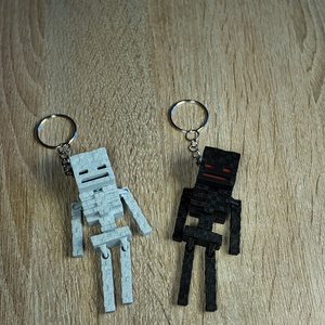 Minecraft Skeleton kulcstartó - táska & tok - kulcstartó & táskadísz - kulcstartó - Meska.hu