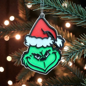 Grinch karácsonyfadísz - Meska.hu