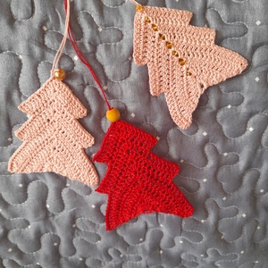 Horgolt ???? karácsonyfák - karácsony - karácsonyi lakásdekoráció - karácsonyfa, grincsfa - Meska.hu