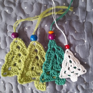 Horgolt ???? karácsonyfák - Meska.hu