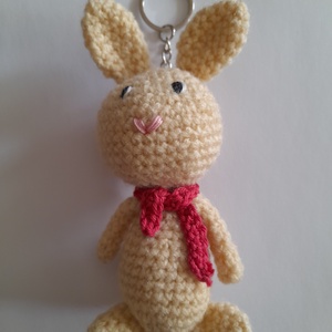 Nyuszi kulcstartó, vagy táskadísz, Táska & Tok, Kulcstartó & Táskadísz, Táskaakasztó, , MESKA