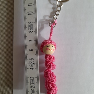 Sovány,  horgolt kulcstartó  - táska & tok - kulcstartó & táskadísz - táskaakasztó - Meska.hu