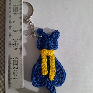 Cicás kulcstartó, Táska & Tok, Kulcstartó & Táskadísz, Kulcstartó, Horgolás, MESKA