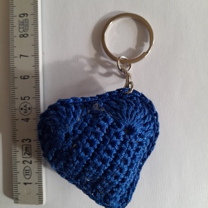 Szivecskés kulcstartó, táskadísz  - táska & tok - kulcstartó & táskadísz - táskaakasztó - Meska.hu