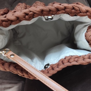 Horgolt oldaltáska  - táska & tok - kézitáska & válltáska - válltáska - Meska.hu