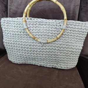 Horgolt bézs kézitáska , Táska & Tok, Kézitáska & válltáska, Kézitáska, Horgolás, MESKA