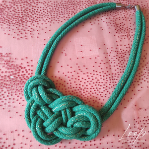 Egyedi kötél nyaklánc  ünnepi kollekció, karácsonyi ajándék ötlet nőknek - ékszer - nyaklánc - medál nélküli nyaklánc - Meska.hu