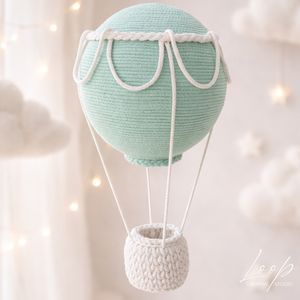 Hőlégballon dekoráció � babaszoba design kiegészítő - Loop Baby - otthon & életmód - dekoráció - fali és függő dekoráció - függődísz - Meska.hu