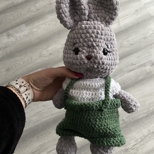 Nyuszi fiú - játék & sport - plüssállat & játékfigura - nyuszi - Meska.hu