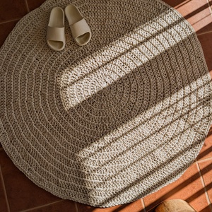 Horgolt kör alakú szőnyeg minta leírás  - diy (csináld magad) - szabásminta, útmutató - horgolási minta - Meska.hu