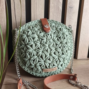 Crossbody horgolt táska - táska & tok - kézitáska & válltáska - alkalmi táska - Meska.hu