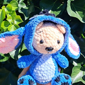 Maci Stitch jelmezben, Játék & Sport, Plüssállat & Játékfigura, Maci, Horgolás, MESKA