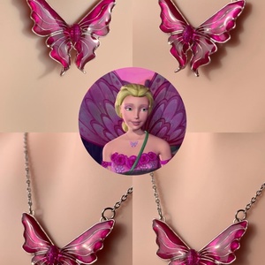 Barbie Fairytopia-Elina nyaklánca, Ékszer, Nyaklánc, Medálos nyaklánc, Ékszerkészítés, Fémmegmunkálás, MESKA