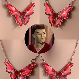 Barbie Fairytopia-Ruby nyaklánca, Ékszer, Nyaklánc, Medálos nyaklánc, Ékszerkészítés, Fémmegmunkálás, MESKA