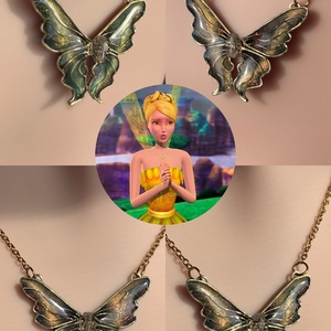 Barbie Fairytopia-Topaz nyaklánca, Ékszer, Nyaklánc, Medálos nyaklánc, Ékszerkészítés, Fémmegmunkálás, MESKA