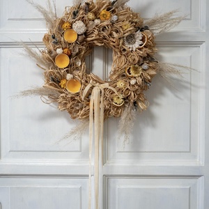 �Maison Aurelia � Édition Dorée�, Ünnepi díszek, dekorációk, Húsvéti díszek és dekorációk, Húsvéti ajtódísz, kopogtató, Virágkötés, MESKA