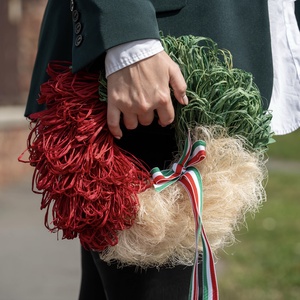 Nemzeti koszorú�� - ünnepi díszek, dekorációk - húsvéti díszek és dekorációk - húsvéti ajtódísz, kopogtató - Meska.hu