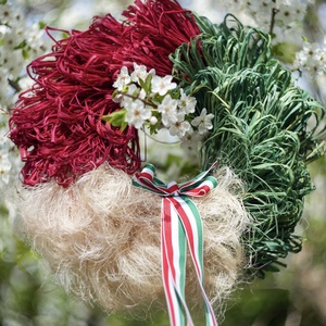 Nemzeti koszorú�� - ünnepi díszek, dekorációk - húsvéti díszek és dekorációk - húsvéti ajtódísz, kopogtató - Meska.hu